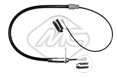 Cable de accionamiento, freno de estacionamiento METALCAUCHO 80969 METALCAUCHO 80969 Favorito De Clientes